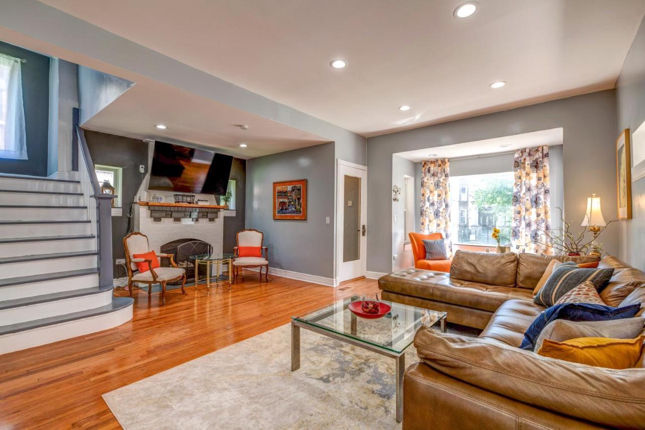 שיקגו Spacious 5-Br House Near Transit W Parking מראה חיצוני תמונה